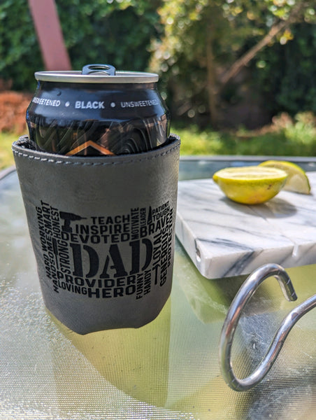 Father's Day 4 Tumbler/ Superhero Dad Can Cooler/ 