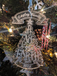 Custom Christmas Tree Ornament - Peace on Earth