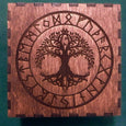 Viking Nordic Table Coaster Box | Cagley Creations