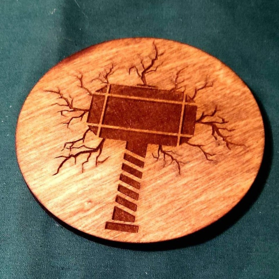 Variety of Thor's Hammer Table Coaster | Cagley Creations