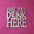 Individual Words Funny Cut Out Coaster | Cagley Creations