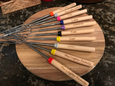 Single S’mores Roasting Sticks | Marshmallow Roasting | Expanding Campfire | S’mores Sayings | Personalized Camping Hot Dog Sticks